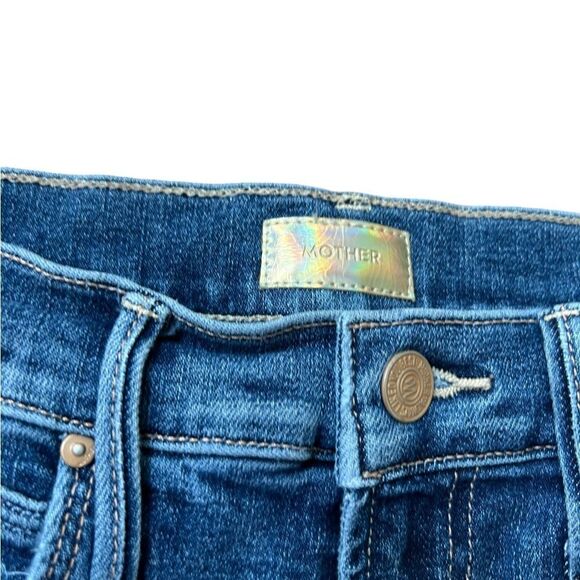 Mother "The Stunner" Two Step Fray High Rise Wash Girl Crush Size 25 - Picture 7 of 12